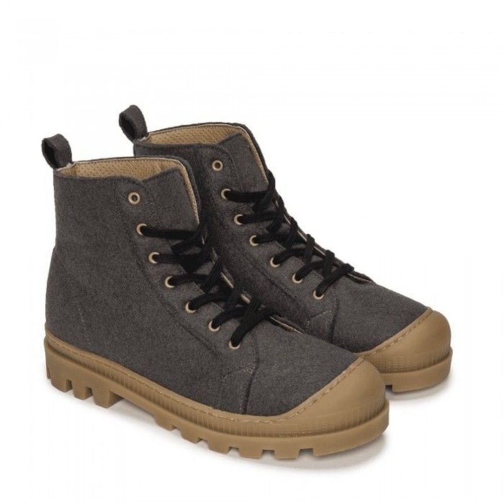 NAE NOAH RECYCLED PET HIGH-TOP VEGAN SNEAKER BOOTS size 44 (US11) - Picture 14 of 14